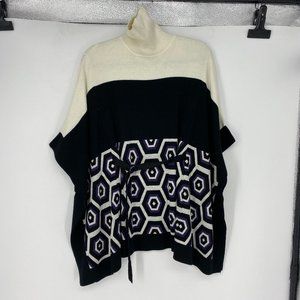 Marc Bouwer | Size S. Gorgeous Color Block Batwing Turtleneck